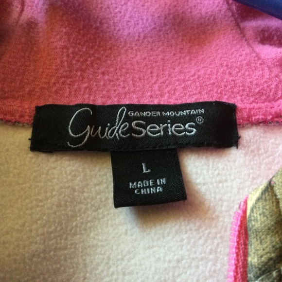 ✔️Gander Mountain Guide Series Camo 1/4 Zip Hoodie Size L - Picture 3 of 3